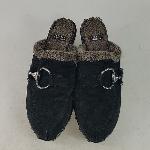 Stuart Weitzman Slip-on Mule Heeled Women's Clogs - Picture 9 of 15